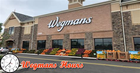 Wegmans hours. Things To Know About Wegmans hours. 